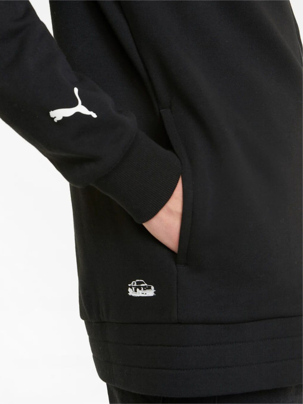 Puma Puma žuto-crna muška sportska majica s kapuljačom