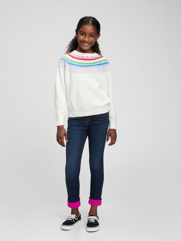 GAP Dječje topline skinny traperice GAP