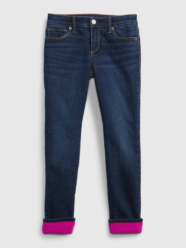 GAP Dječje topline skinny traperice GAP