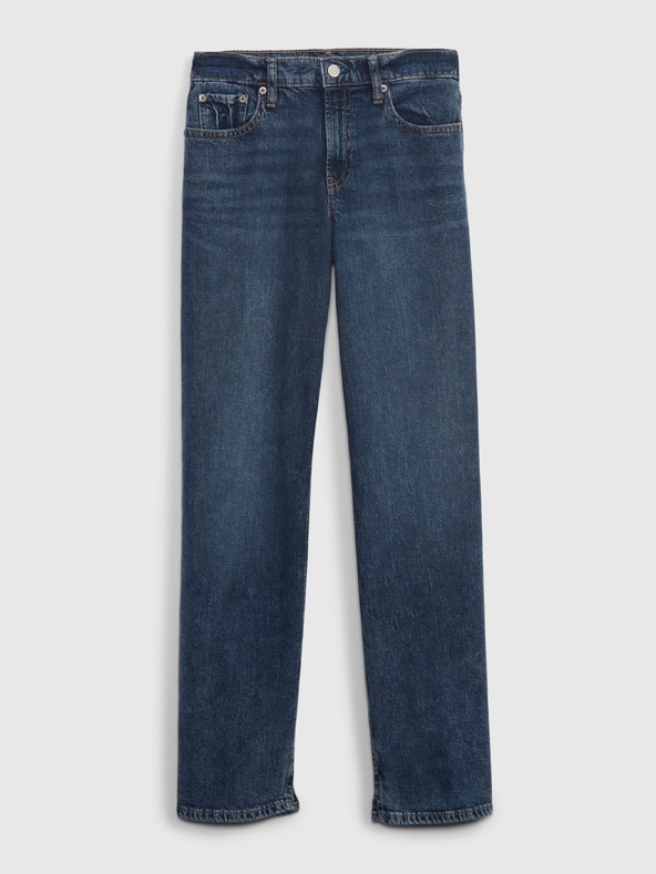 GAP Dječje traper hlačice mid rise '90s loose GAP