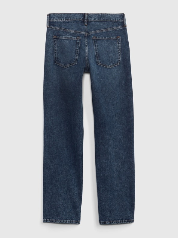 GAP Dječje traper hlačice mid rise '90s loose GAP