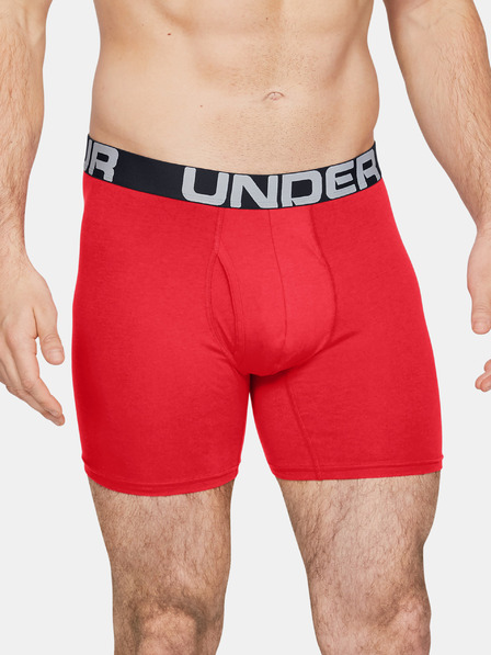 Under Armour Muške bokserice Under Armour Charged Cotton 6in (3 kom)