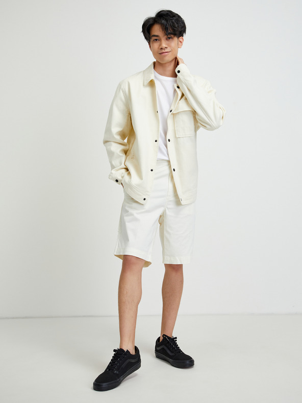 Diesel Krem muške kratke hlače s džepovima Diesel Hats