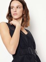 Armani Exchange Tamnoplava midi haljina Armani Exchange