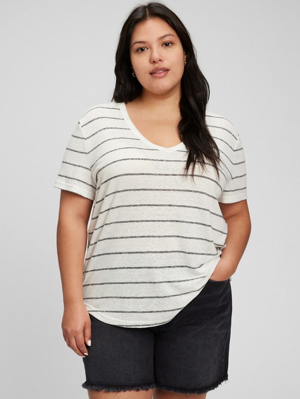 GAP Lanena prugasta majica GAP