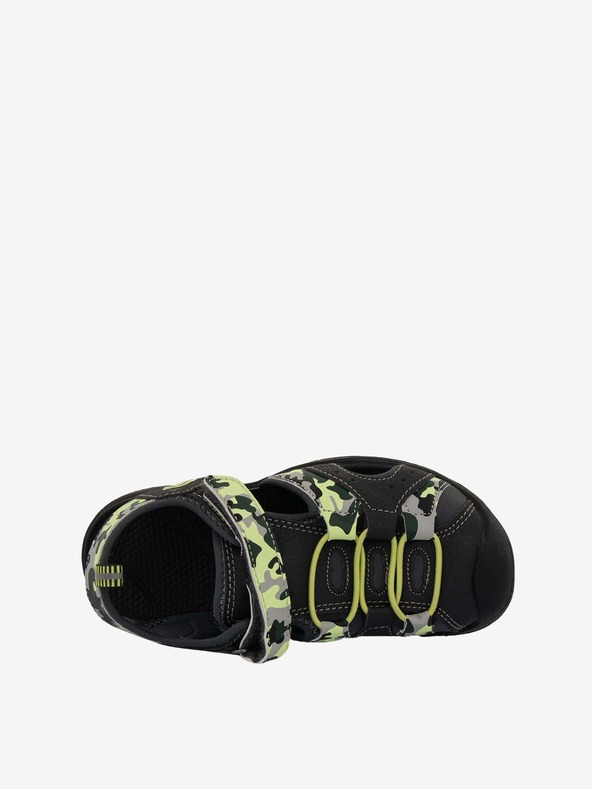 ALPINE PRO Žuto-sive dječje sandale ALPINE PRO BIELO