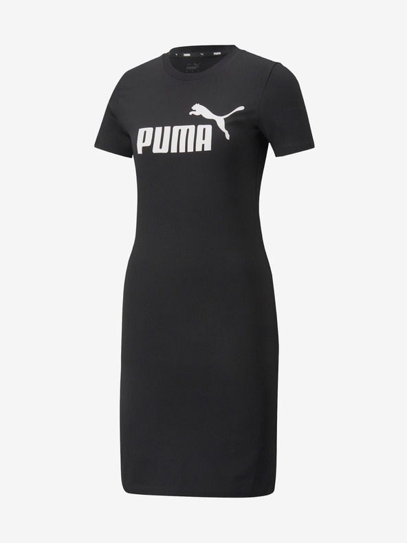 Puma Crna ženska haljina s Puma printom