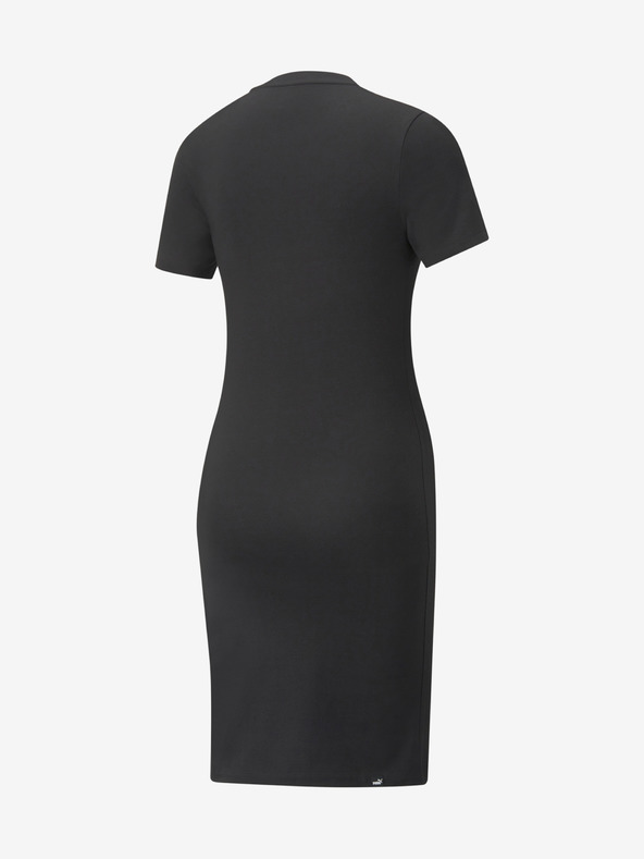 Puma Crna ženska haljina s Puma printom