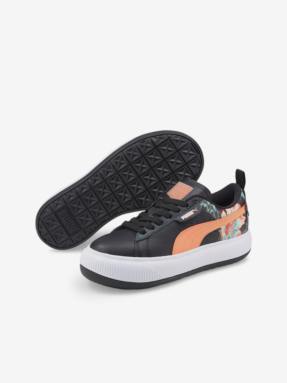 Puma Puma Mayu ženske crne kožne tenisice