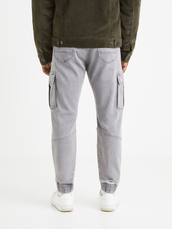 Celio Svijetlo sive muške hlače Celio