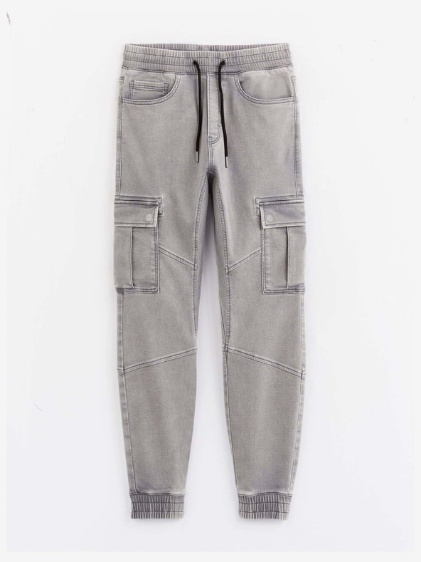 Celio Svijetlo sive muške hlače Celio