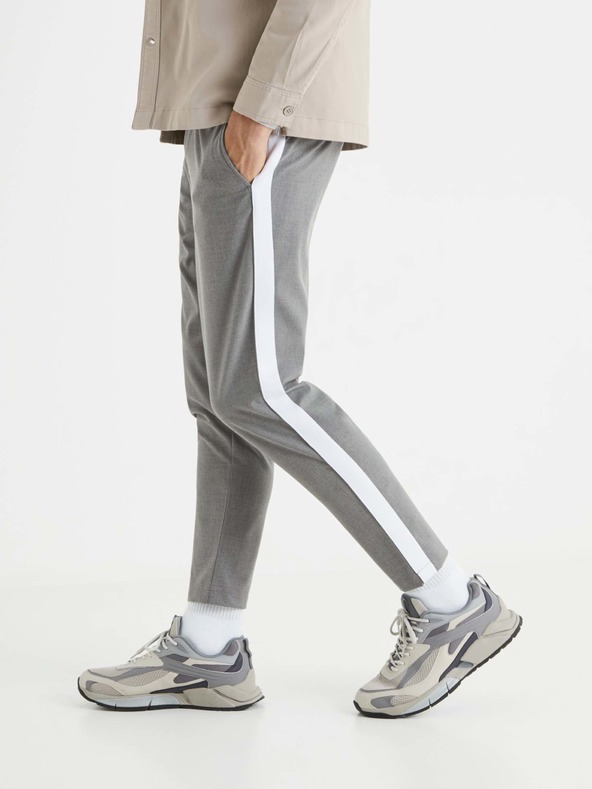 Celio Sive muške skraćene hlače s lampama Celio 24H Botape