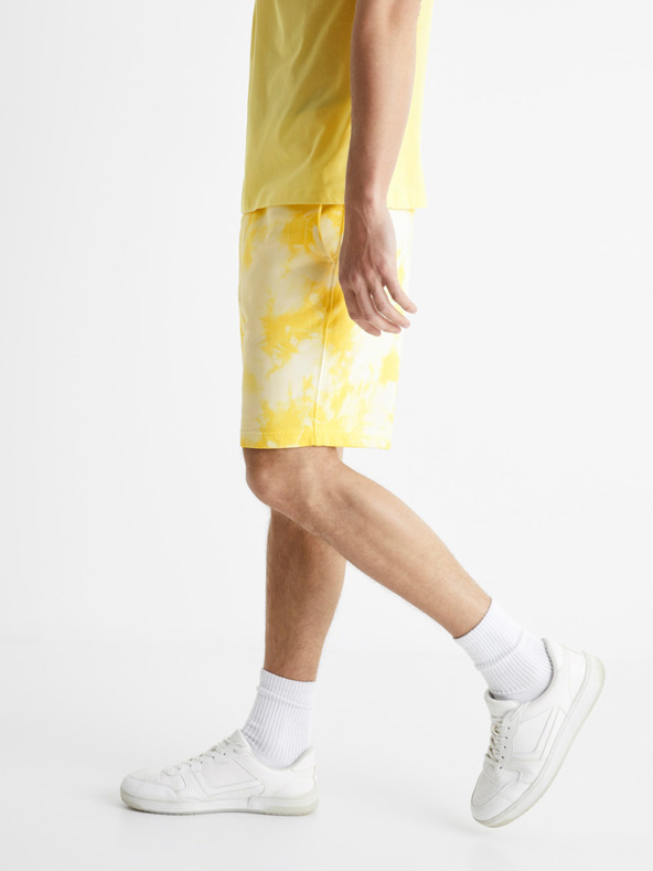 Celio Celio Botache žute batik kratke hlače