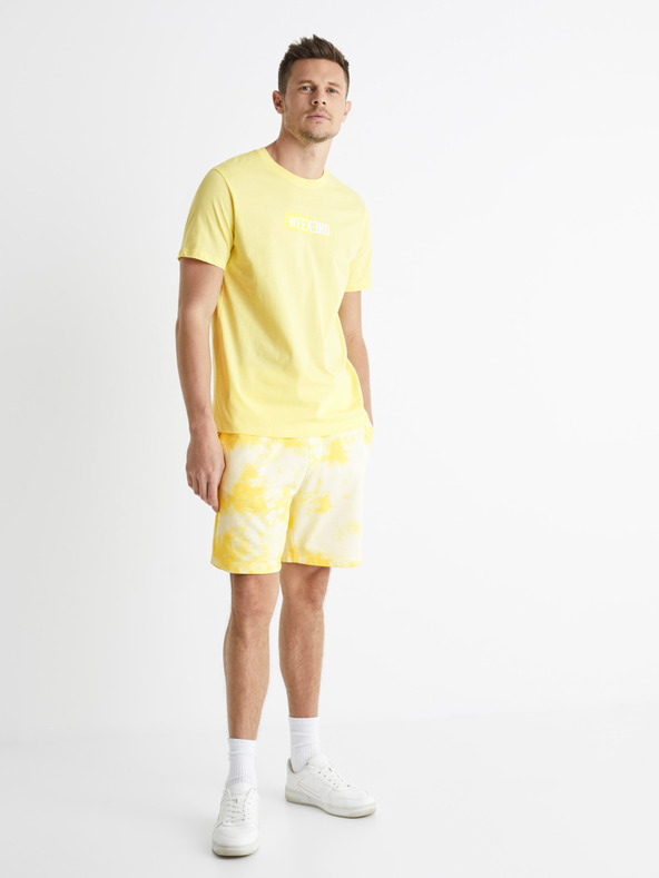 Celio Celio Botache žute batik kratke hlače