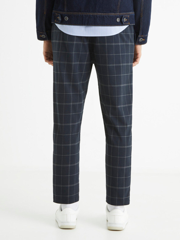 Celio Tamnoplave muške kratke hlače Celio na kockice