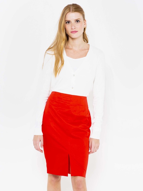 CAMAIEU Bijeli kardigan CAMAIEU