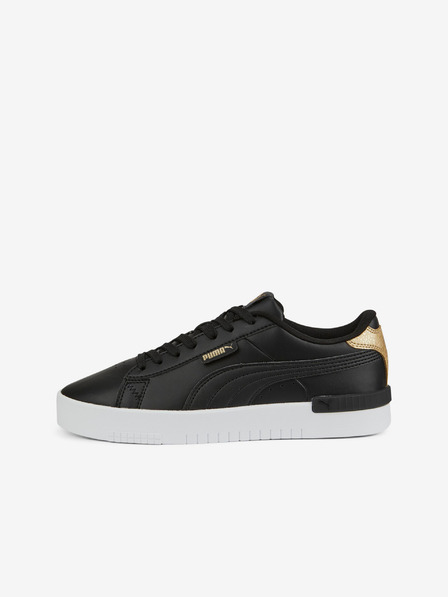 Puma Puma Jada Distressed crne kožne tenisice
