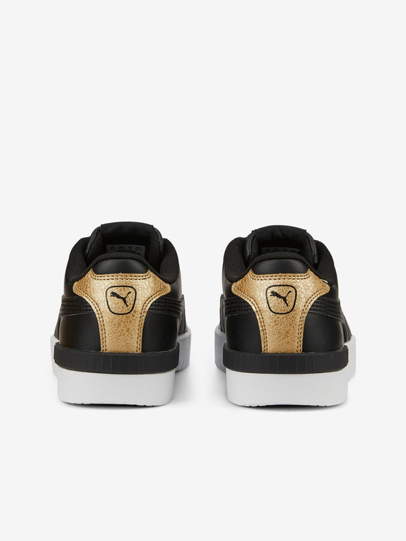 Puma Puma Jada Distressed crne kožne tenisice