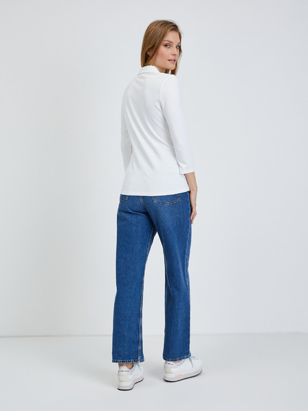 Orsay Krem majica s rukavima tričetvrt dužine ORSAY