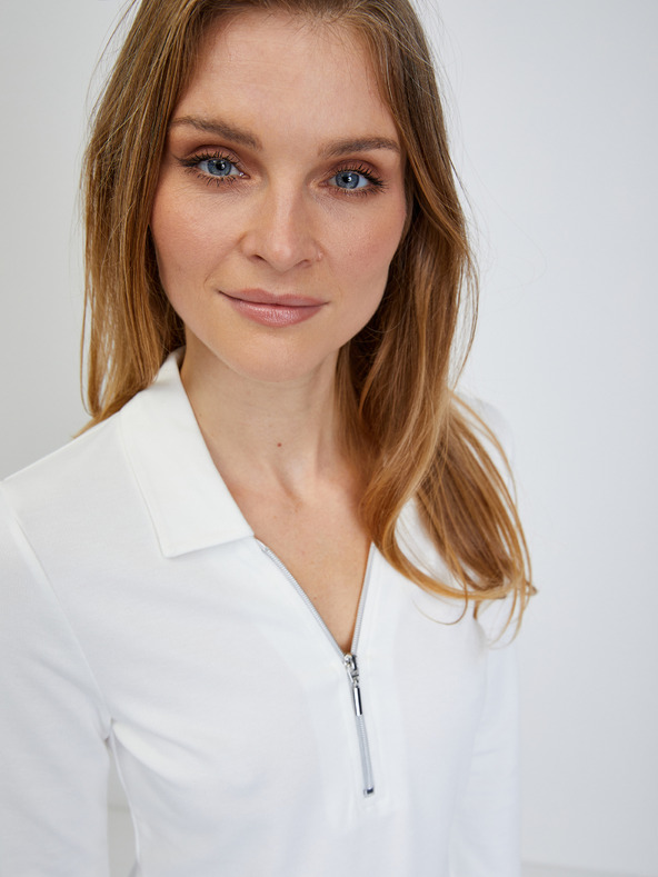 Orsay Krem majica s rukavima tričetvrt dužine ORSAY