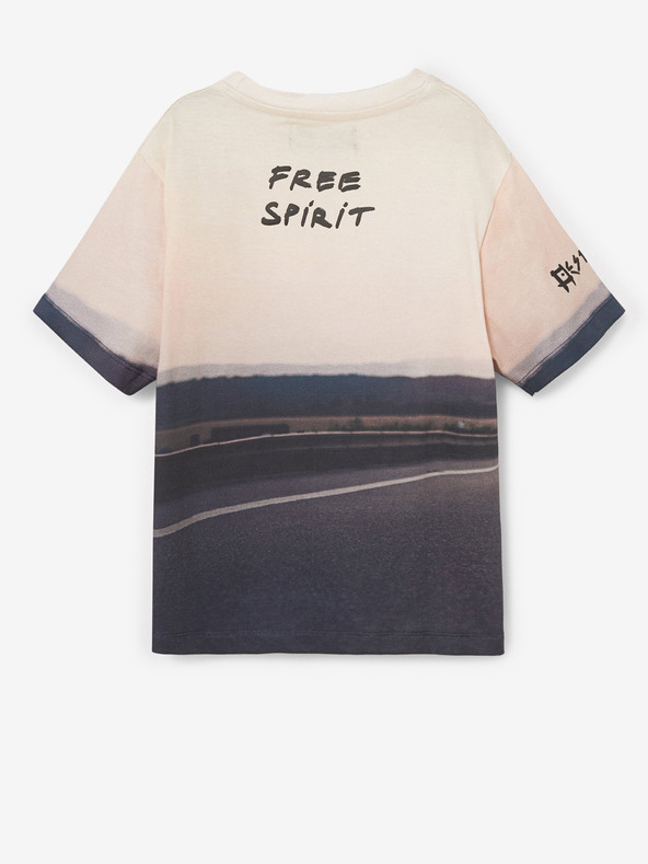 Desigual Desigual Kiwi svijetlo roza majica za dječake