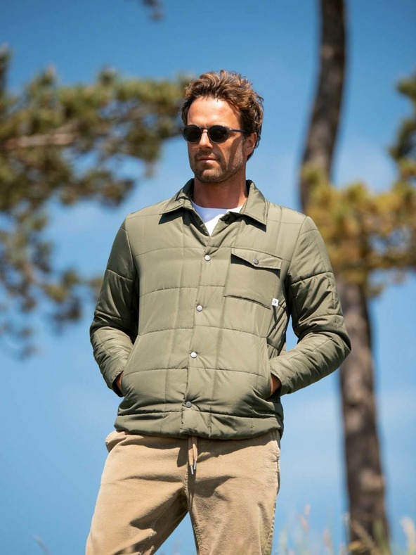 Brakeburn Brakeburn muška svijetla kaki košulja