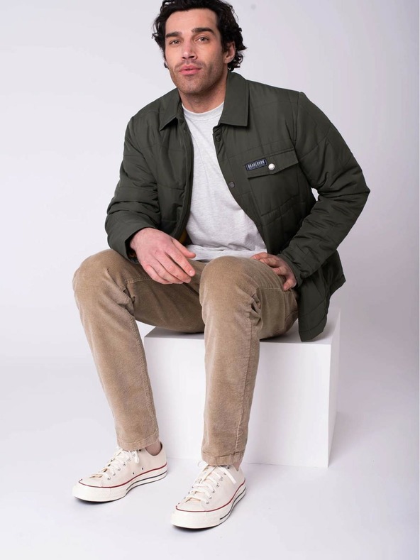 Brakeburn Brakeburn muška svijetla kaki košulja