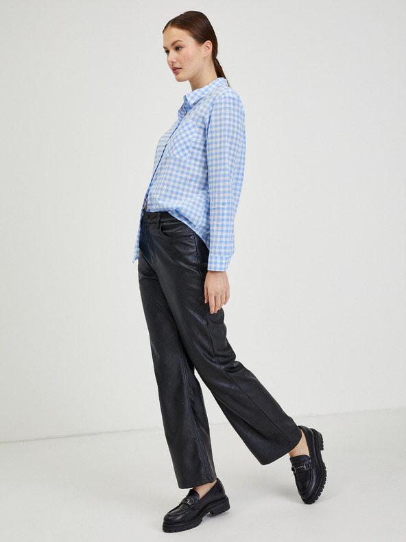 Orsay Svjetloplava ženska košulja na kockice ORSAY