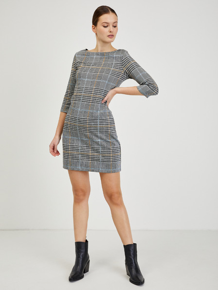 Orsay Siva ženska karirana haljina ORSAY