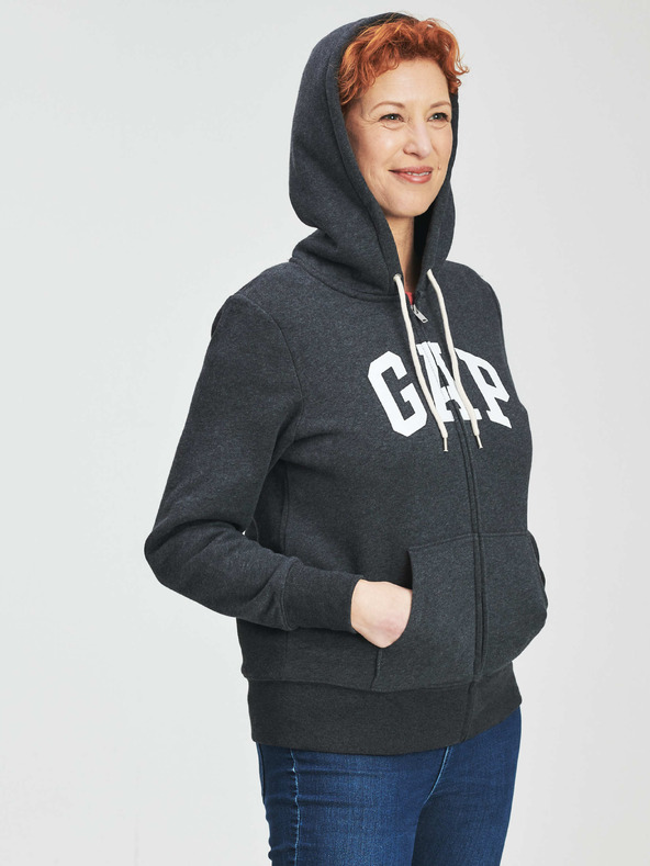 GAP Zatopljena dukserica s logom GAP