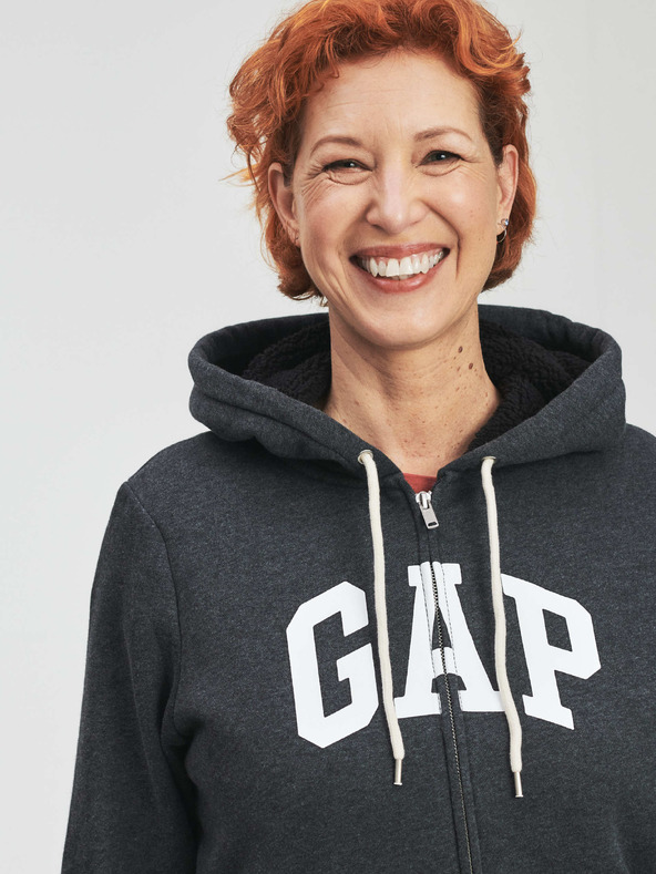 GAP Zatopljena dukserica s logom GAP