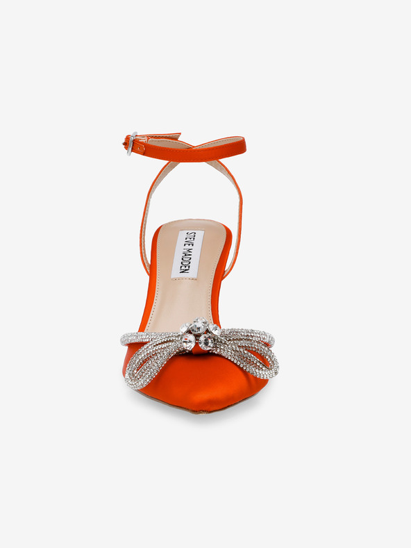 Steve Madden Ženske narančaste satenske cipele Steve Madden