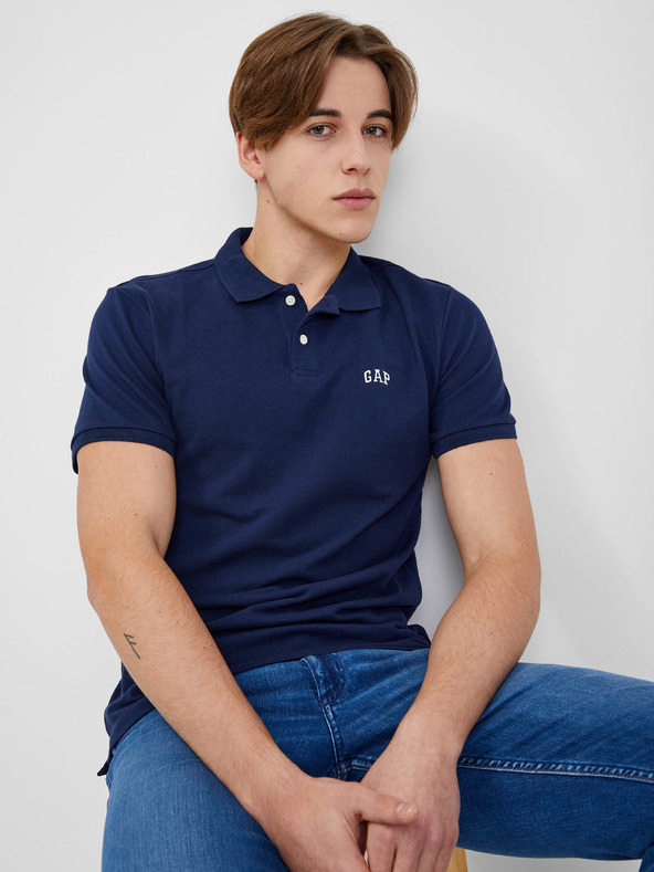 GAP Polo majica s logom Gap GAP
