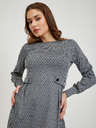 Orsay Siva ženska haljina s uzorkom ORSAY