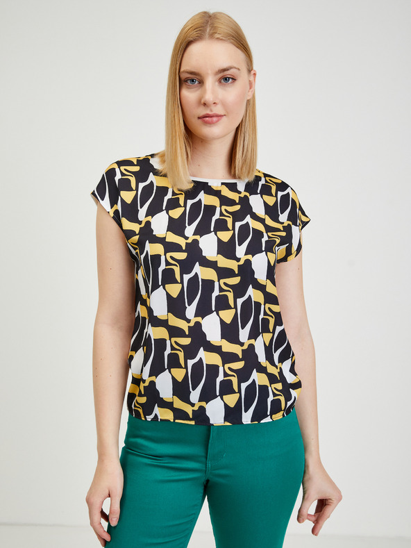 Orsay Žuto-plava ženska majica s uzorkom ORSAY