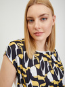 Orsay Žuto-plava ženska majica s uzorkom ORSAY