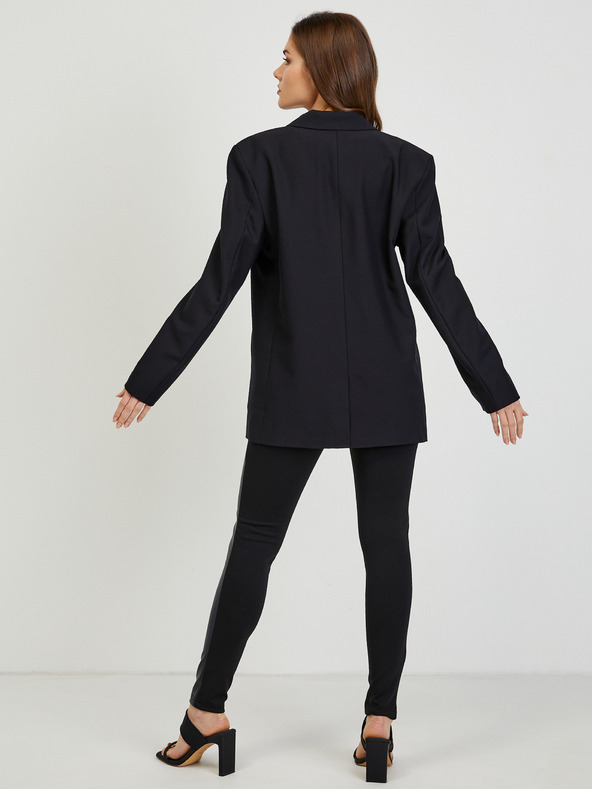 Tom Tailor Denim Crna ženska široka Tom Tailor Denim jakna