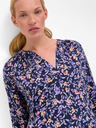 Orsay Ljubičasto-plava bluza cvjetnog uzorka s rukavima tričetvrt dužine OR