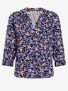 Orsay Ljubičasto-plava bluza cvjetnog uzorka s rukavima tričetvrt dužine OR