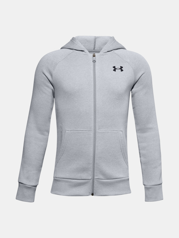Under Armour Dječja dukserica Under Armour RIVAL COTTON FZ HOODIE