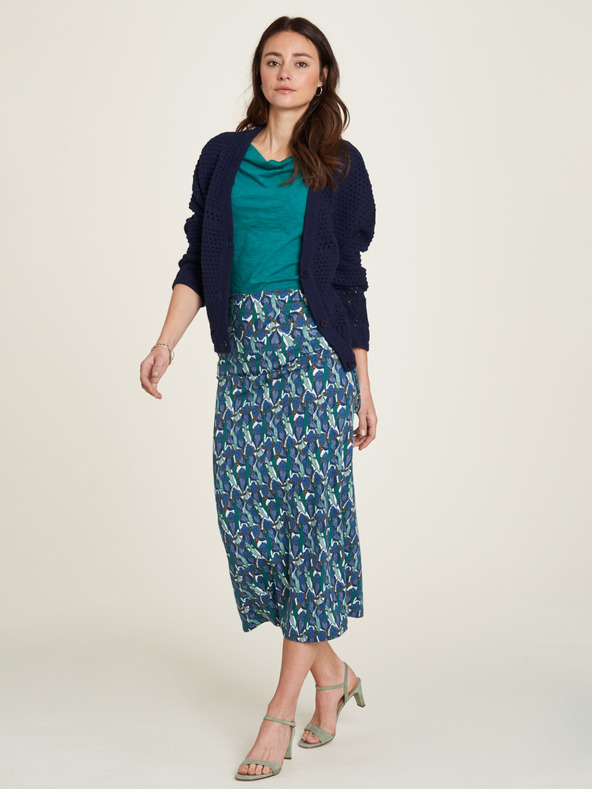 Tranquillo Plava ženska cvjetna varijabilna suknja Tranquillo