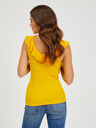 Orsay Žuta ženska majica s volanima ORSAY