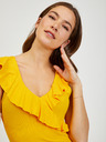 Orsay Žuta ženska majica s volanima ORSAY