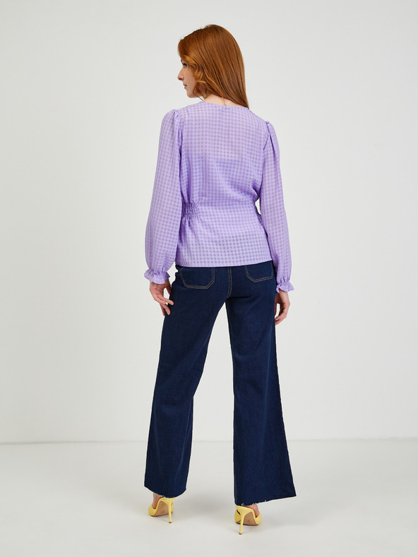 Orsay Svjetloljubičasta ženska bluza na kockice ORSAY