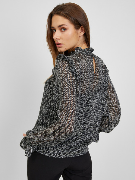 Orsay Crna ženska bluza s uzorkom ORSAY