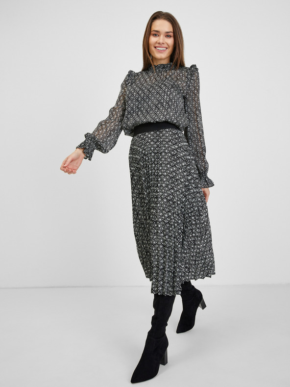 Orsay Crna ženska bluza s uzorkom ORSAY