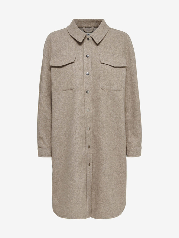 ONLY Bež ženski lagani kaput košulje ONLY Elaine