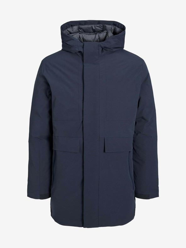 Jack & Jones Jack & Jones Blatiger tamnoplava parka s kapuljačom
