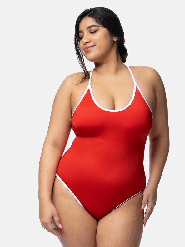 DORINA Crveni ženski jednodijelni kupaći kostim DORINA Bandol