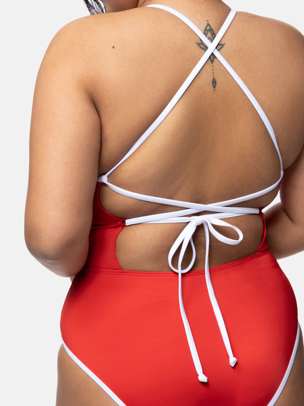 DORINA Crveni ženski jednodijelni kupaći kostim DORINA Bandol